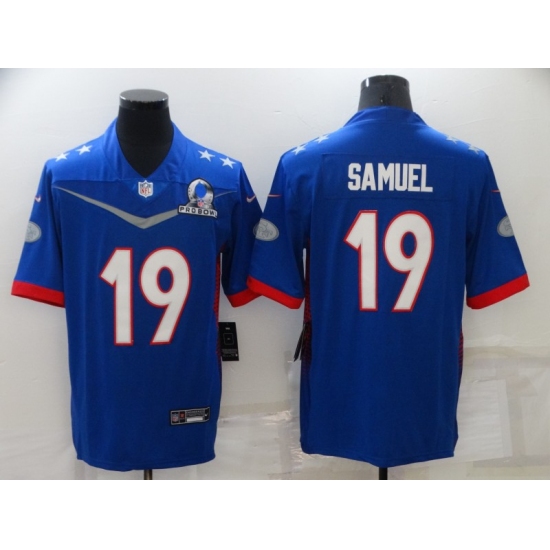 Men's San Francisco 49ers #19 Deebo Samuel Nike Royal 2022 NFC Pro Bowl Limited Player Jersey - Ujersey