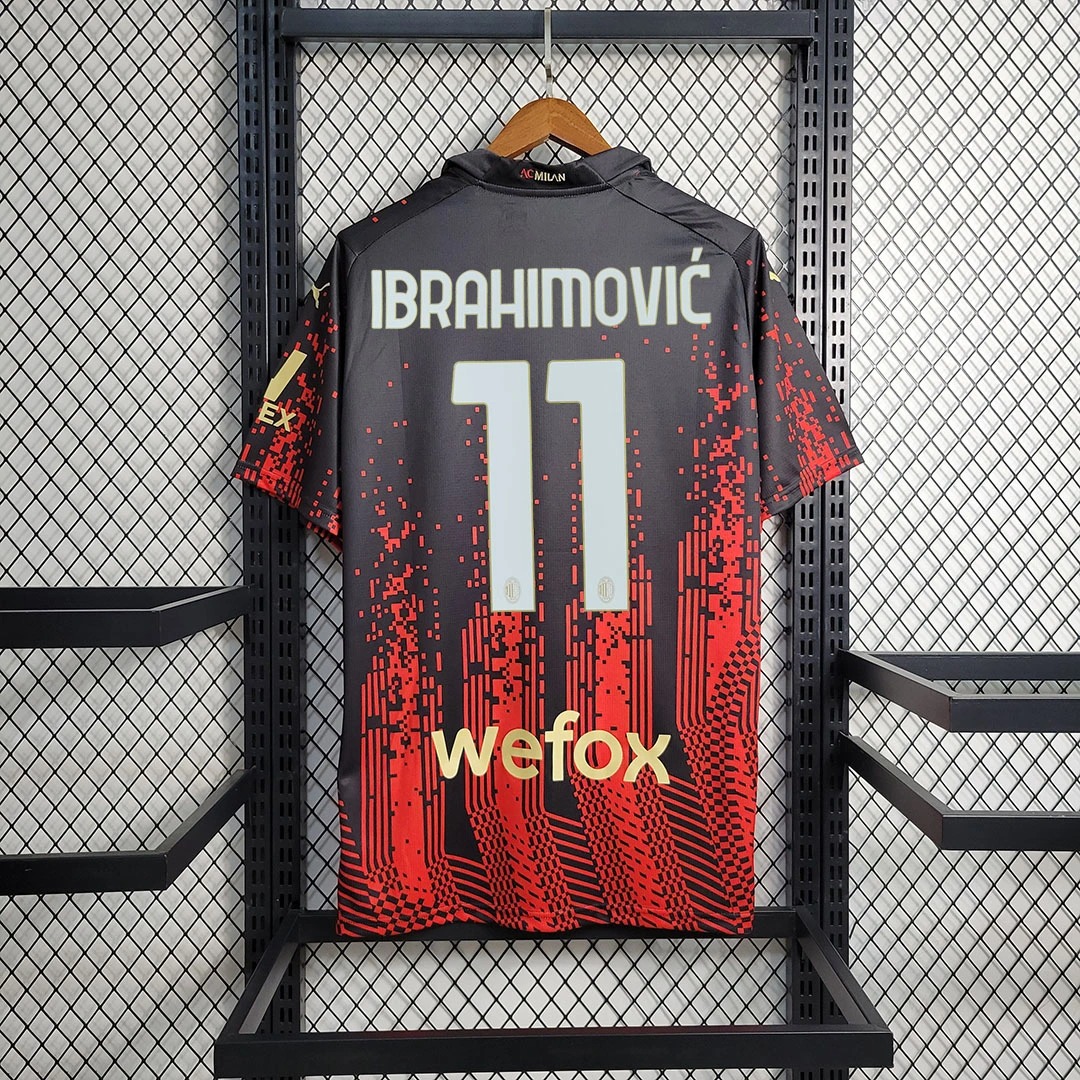 AC Milan Retro Soccer Jersey Fourth Away Custom Shirt 2022/23 - ujerseystore