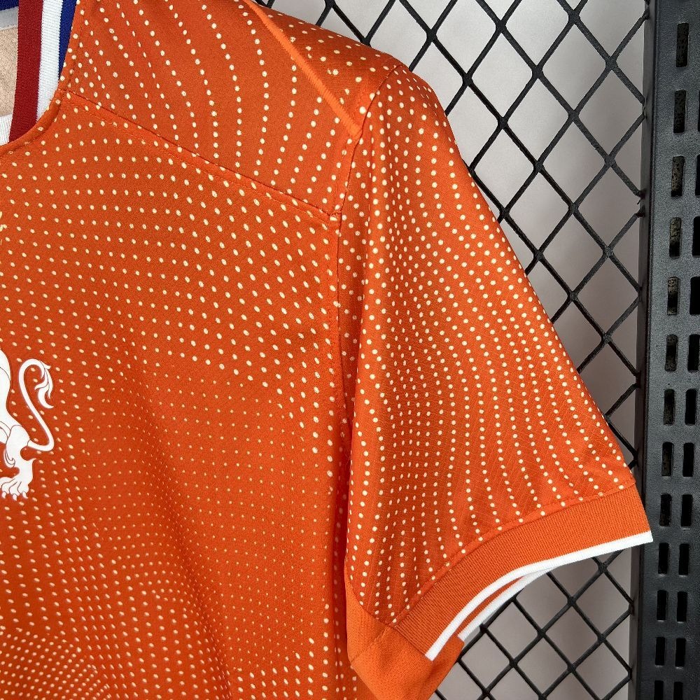 Netherlands Soccer Jersey Home Custom Shirt 2025 - ujerseystore