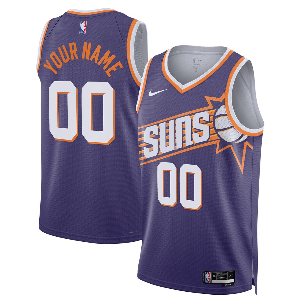 Unisex Phoenix Suns Nike Purple Swingman Custom Jersey - Icon Edition