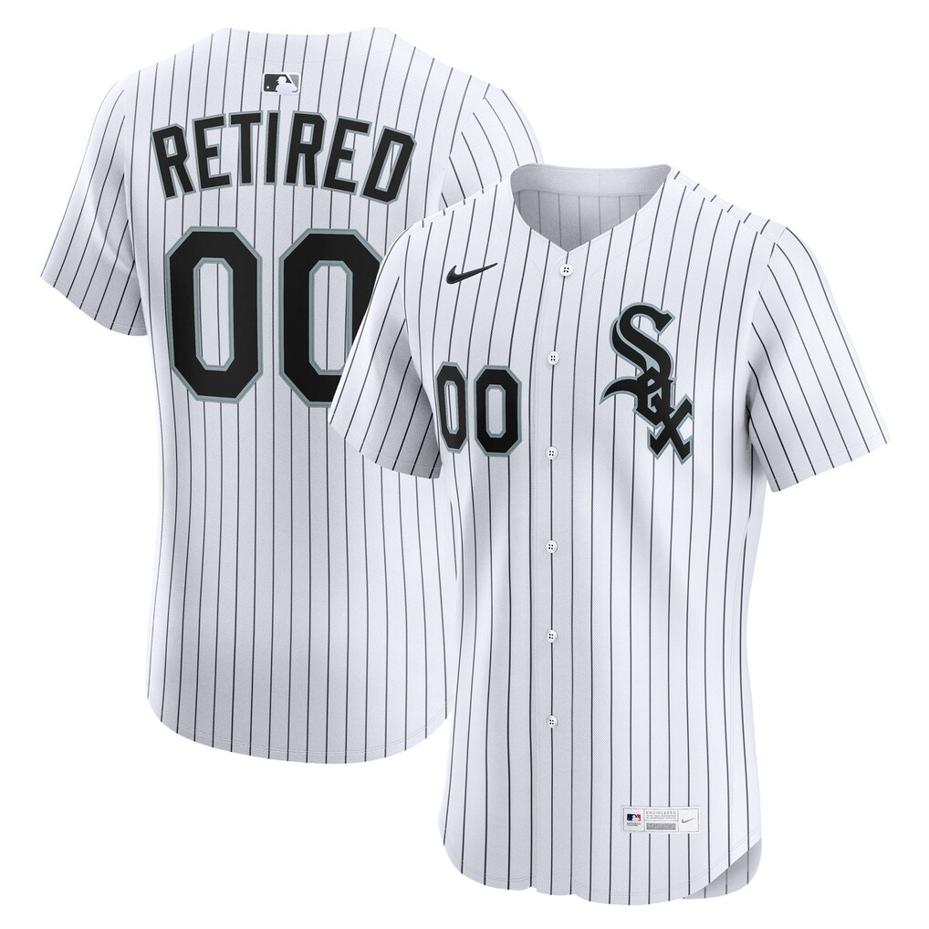 Men's Chicago White Sox Nike White  Home Elite Pick-A-Player Retired Roster Jersey - Ujersey