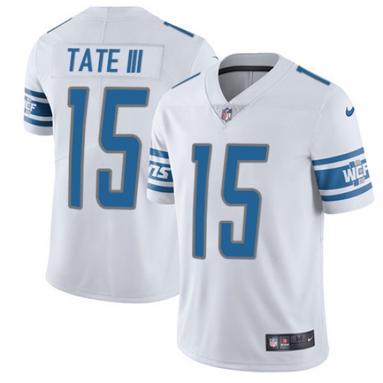 Youth Nike Detroit Lions #15 Golden Tate III Elite White NFL Jersey - Ujersey