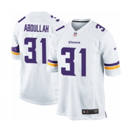 Men's Nike Minnesota Vikings #31 Ameer Abdullah Game White NFL Jersey - Ujersey