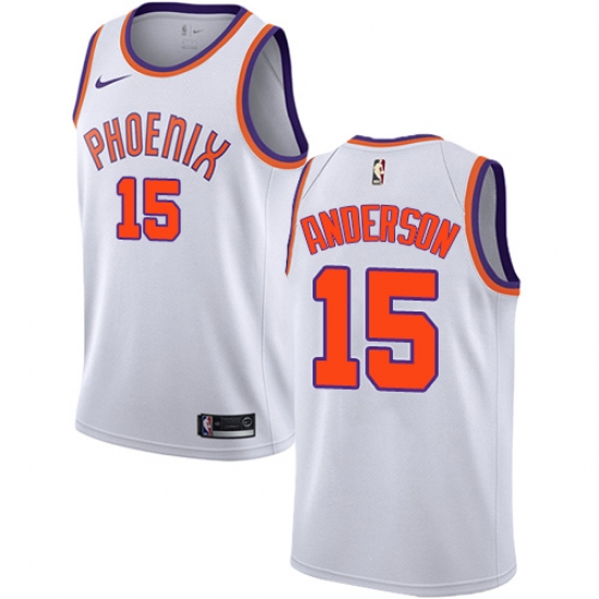 Youth Nike Phoenix Suns #15 Ryan Anderson Swingman White NBA Jersey - Association Edition - Ujersey