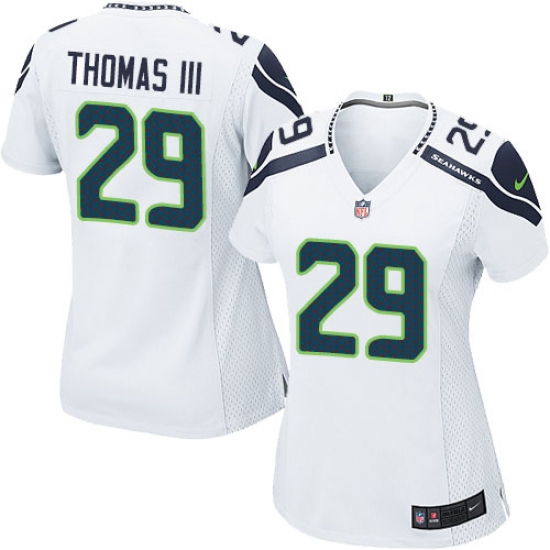 Women's Nike Seattle Seahawks #29 Earl Thomas III Game White NFL Jersey - Ujersey