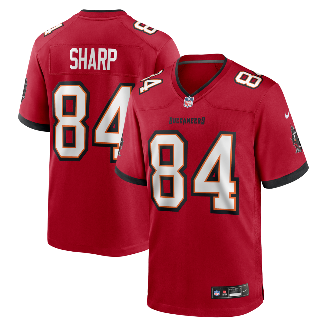 Men's Tampa Bay Buccaneers Bauer Sharp Nike Red Team Game Jersey