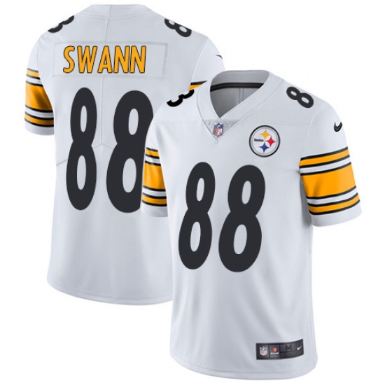 Men's Nike Pittsburgh Steelers #88 Lynn Swann White Vapor Untouchable Limited Player NFL Jersey - Ujersey