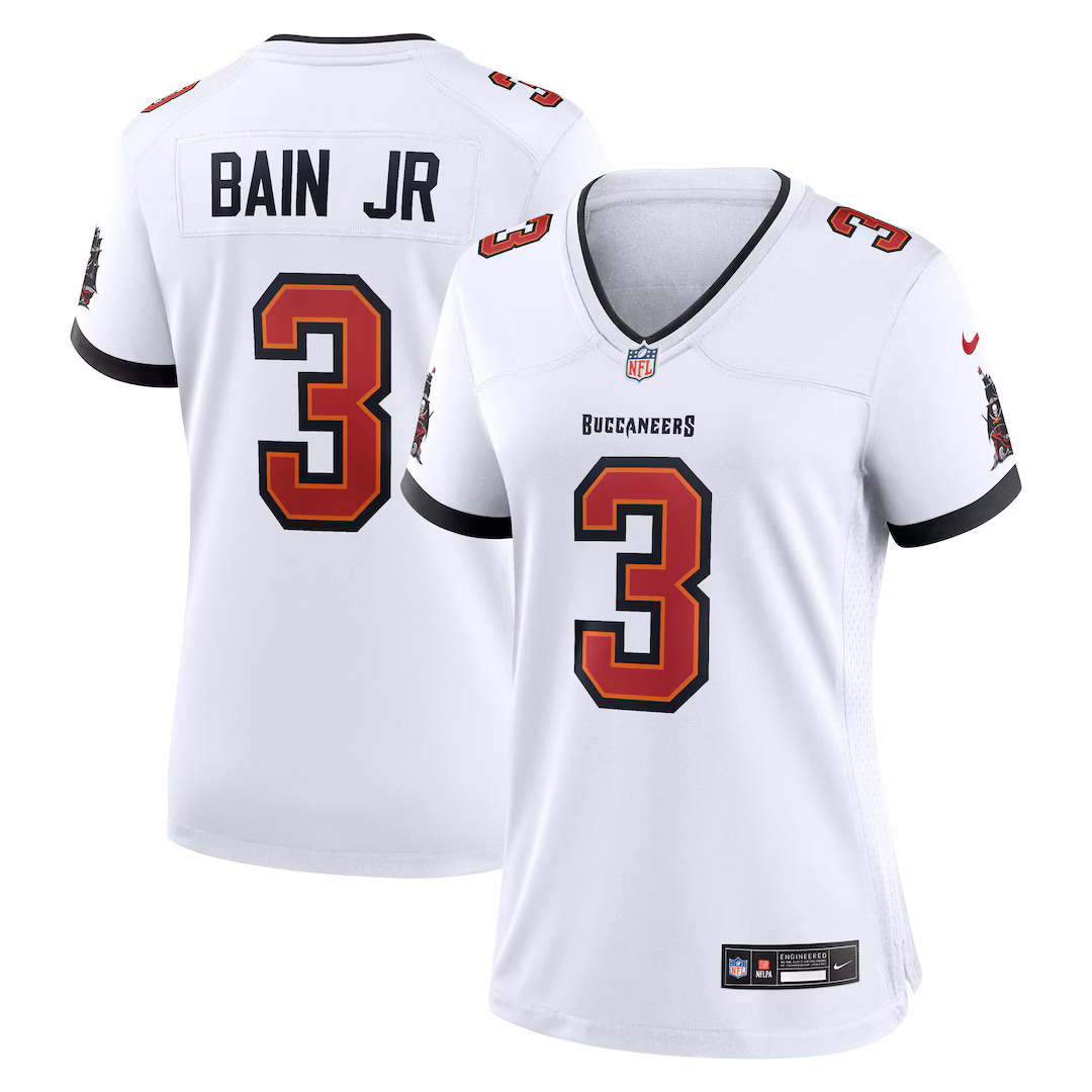 Women's Tampa Bay Buccaneers Rueben Bain Jr. Nike White Game Jersey