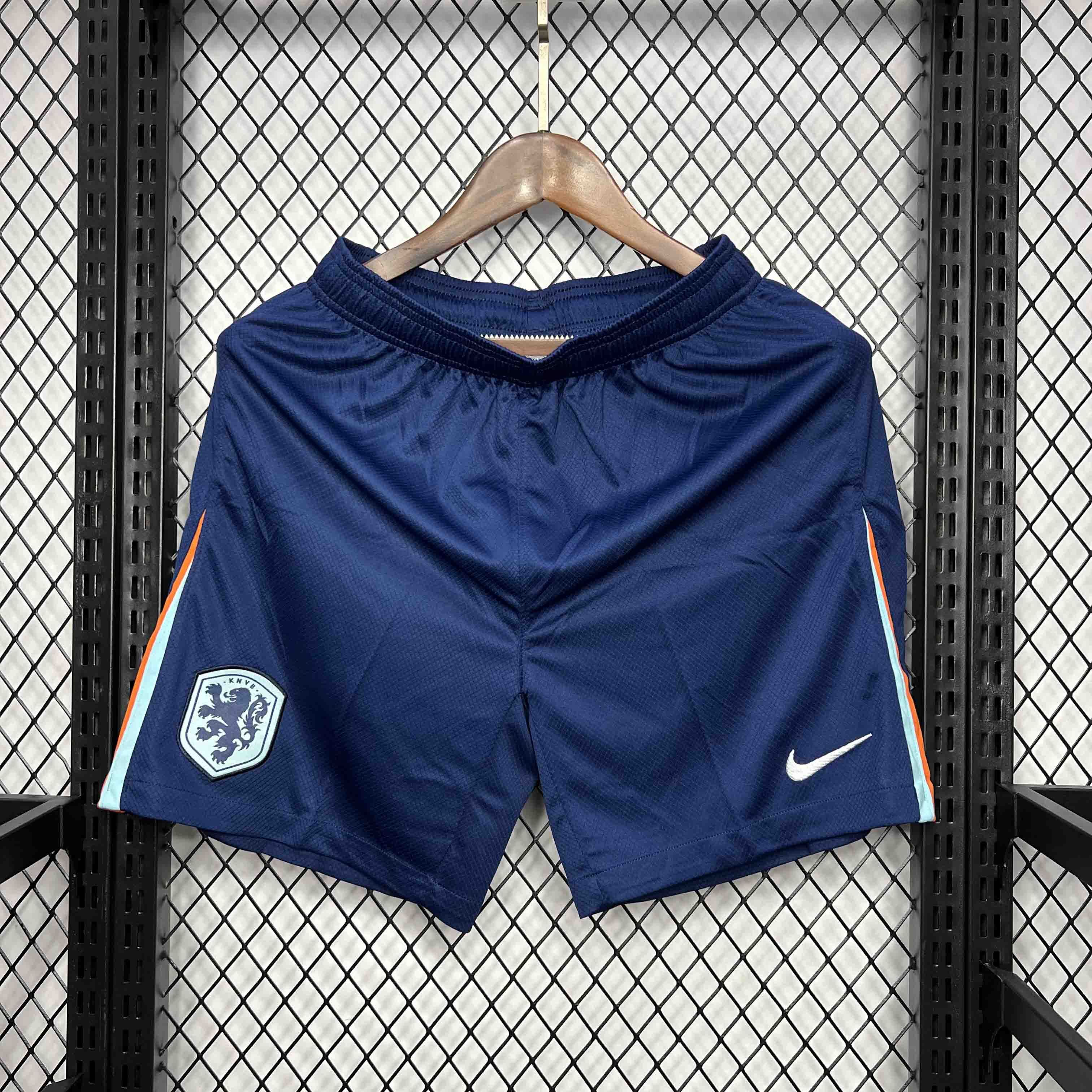 Netherlands Soccer Jersey Away Custom Shorts EURO 2024 - Ujersey