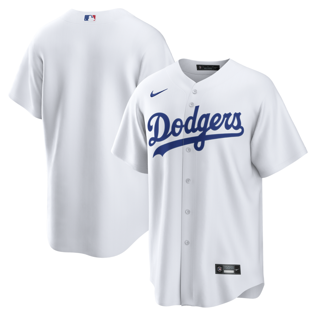 Men's Los Angeles Dodgers Nike White Home Replica Jersey - Ujersey