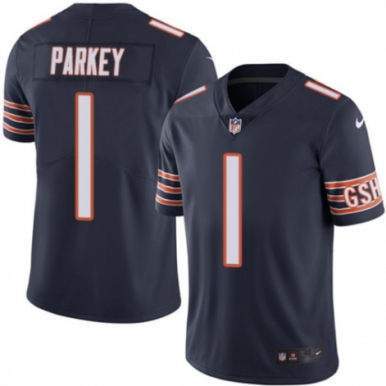 Youth Nike Chicago Bears #1 Cody Parkey Navy Blue Team Color Vapor Untouchable Limited Player NFL Jersey - Ujersey