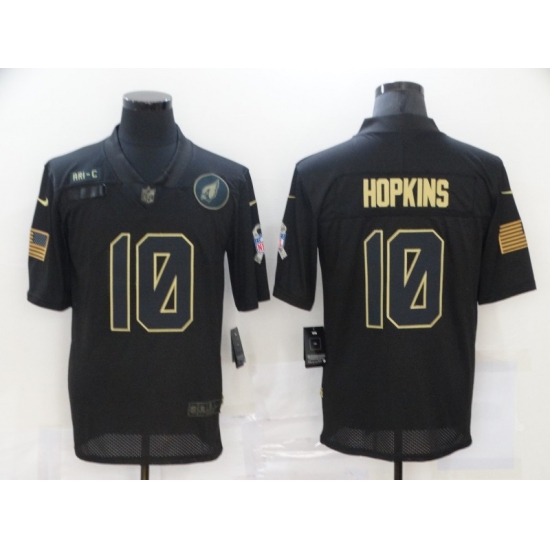 Men's Arizona Cardinals #10 DeAndre Hopkins Black Nike 2020 Salute To Service Limited Jersey - Ujersey