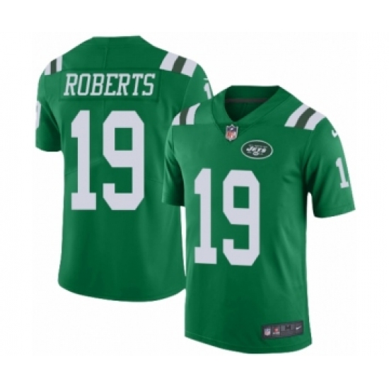 Youth Nike New York Jets #19 Andre Roberts Limited Green Rush Vapor Untouchable NFL Jersey - Ujersey