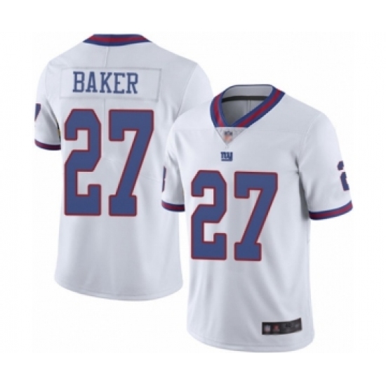 Men's New York Giants #27 Deandre Baker Elite White Rush Vapor Untouchable Football Jersey - Ujersey