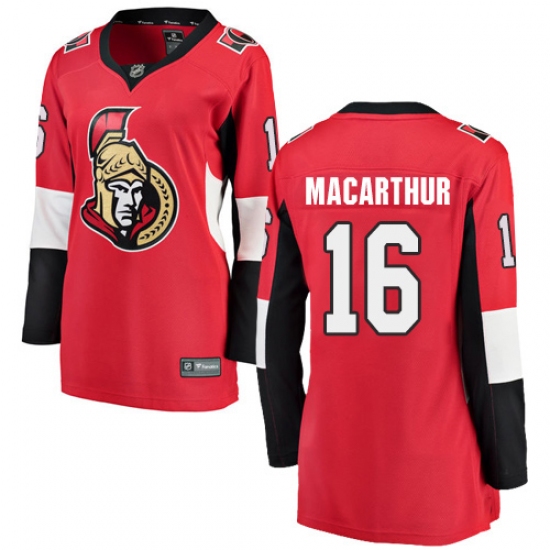 Women's Ottawa Senators #16 Clarke MacArthur Fanatics Branded Red Home Breakaway NHL Jersey - Ujersey