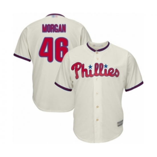 Youth Philadelphia Phillies #46 Adam Morgan Authentic Cream Alternate Cool Base Baseball Player Jersey - Ujersey