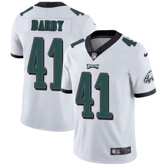 Youth Nike Philadelphia Eagles #41 Ronald Darby White Vapor Untouchable Limited Player NFL Jersey - Ujersey
