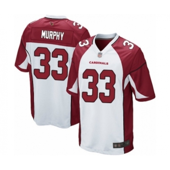 Men's Arizona Cardinals #33 Byron Murphy Game White Football Jersey - Ujersey