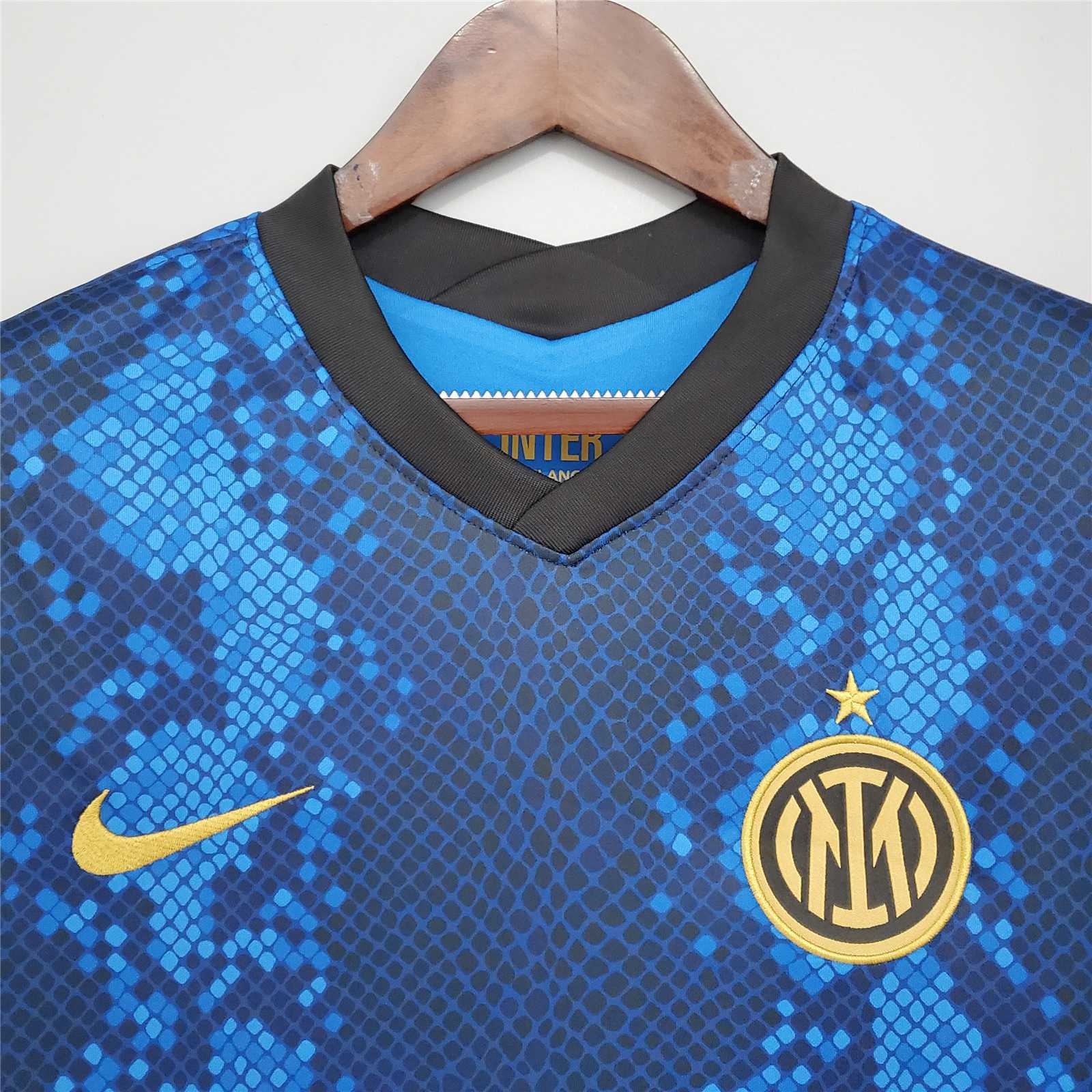 Inter Milan Retro Soccer Jersey Home Custom Shirt 2021/22 - ujerseystore