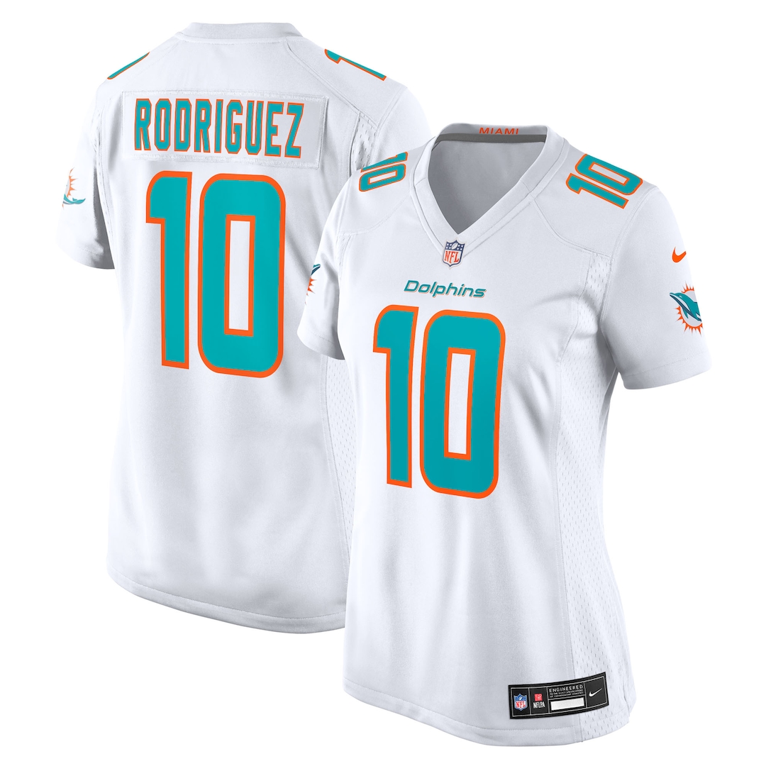 Women's Miami Dolphins Jacob Rodriguez Nike White Game Jersey - Ujersey