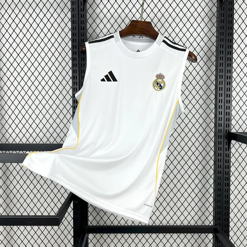 Real Madrid Soccer Jersey Home Custom Vest 2025/26 - Ujersey Shop