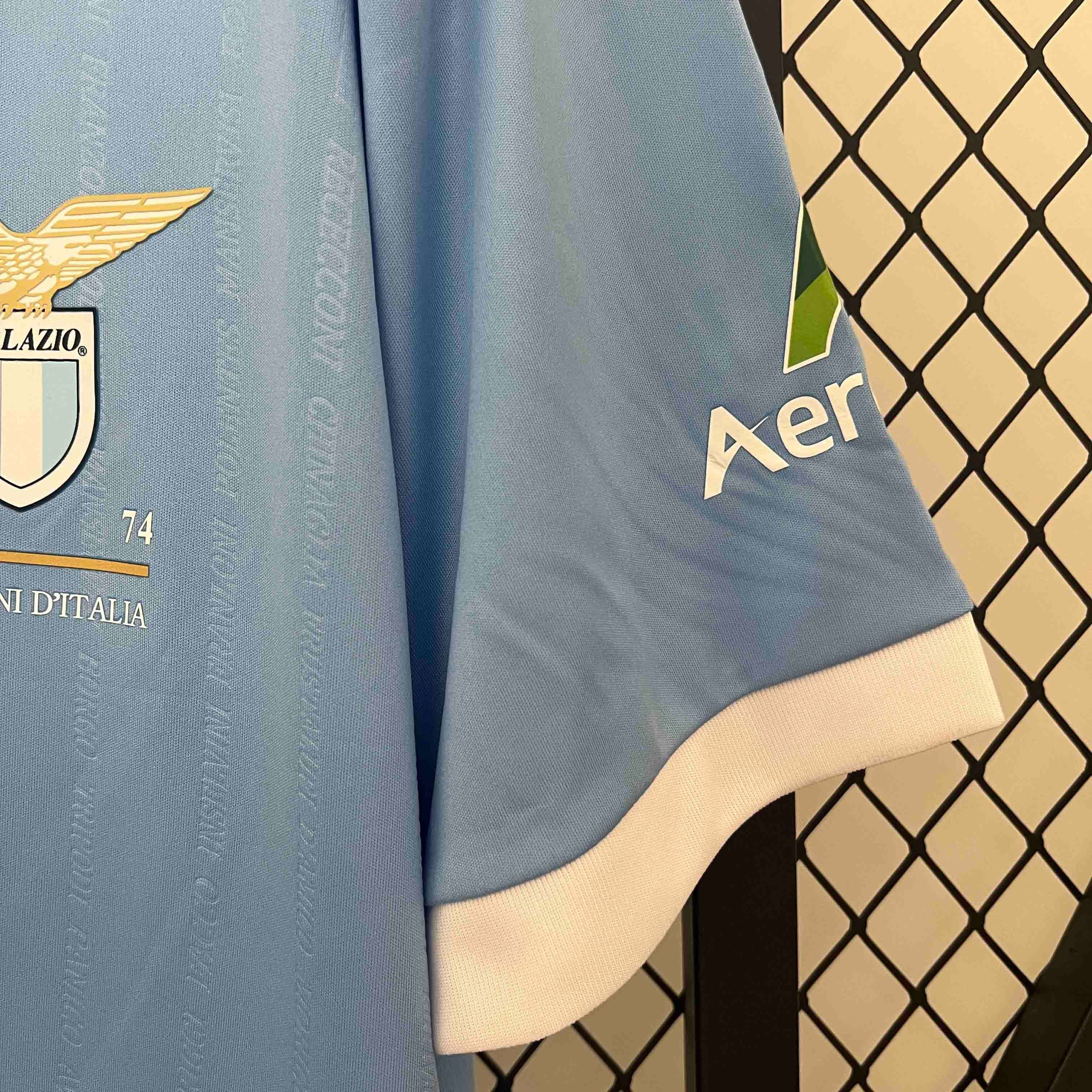 Lazio Soccer Jersey 50th Anniversary Custom Shirt 2024/25 - Ujersey