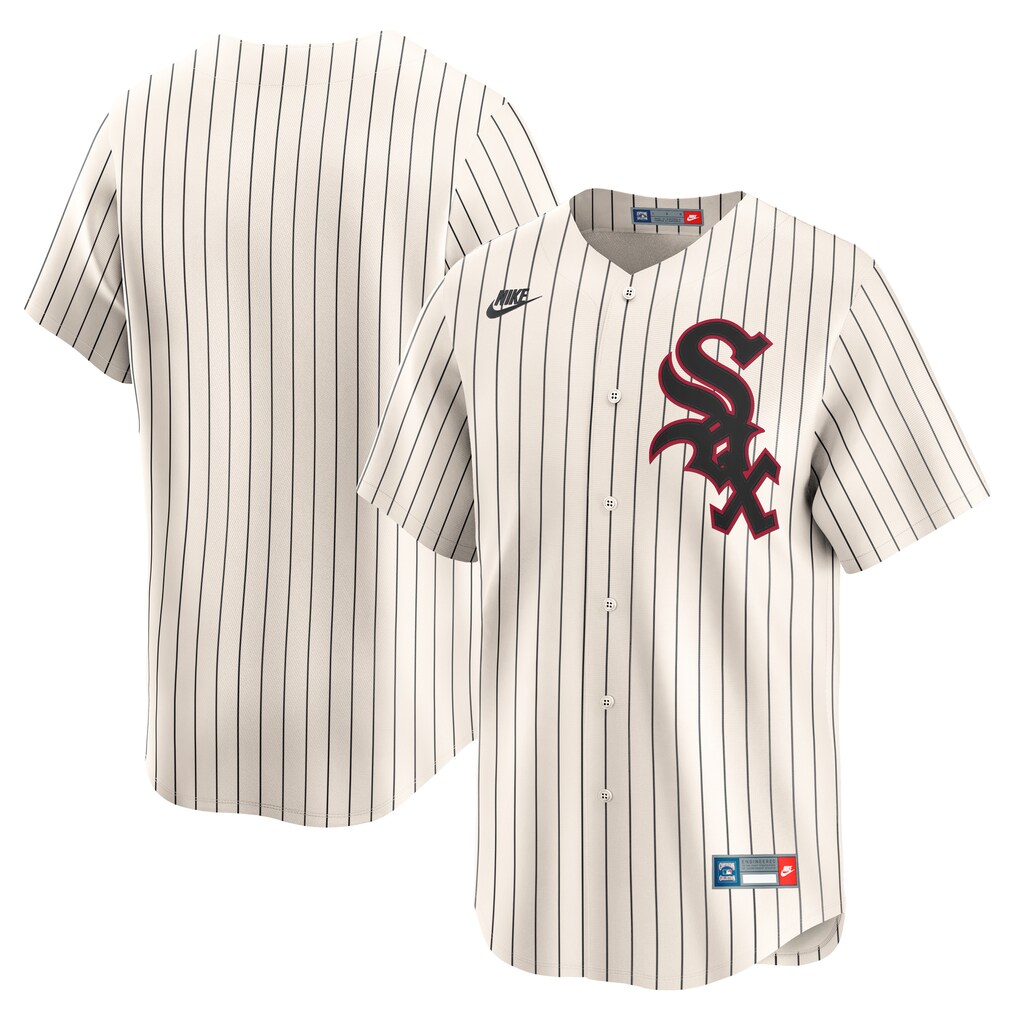 Men's Chicago White Sox Nike Black Cooperstown Collection Limited Jersey - SUjersey01