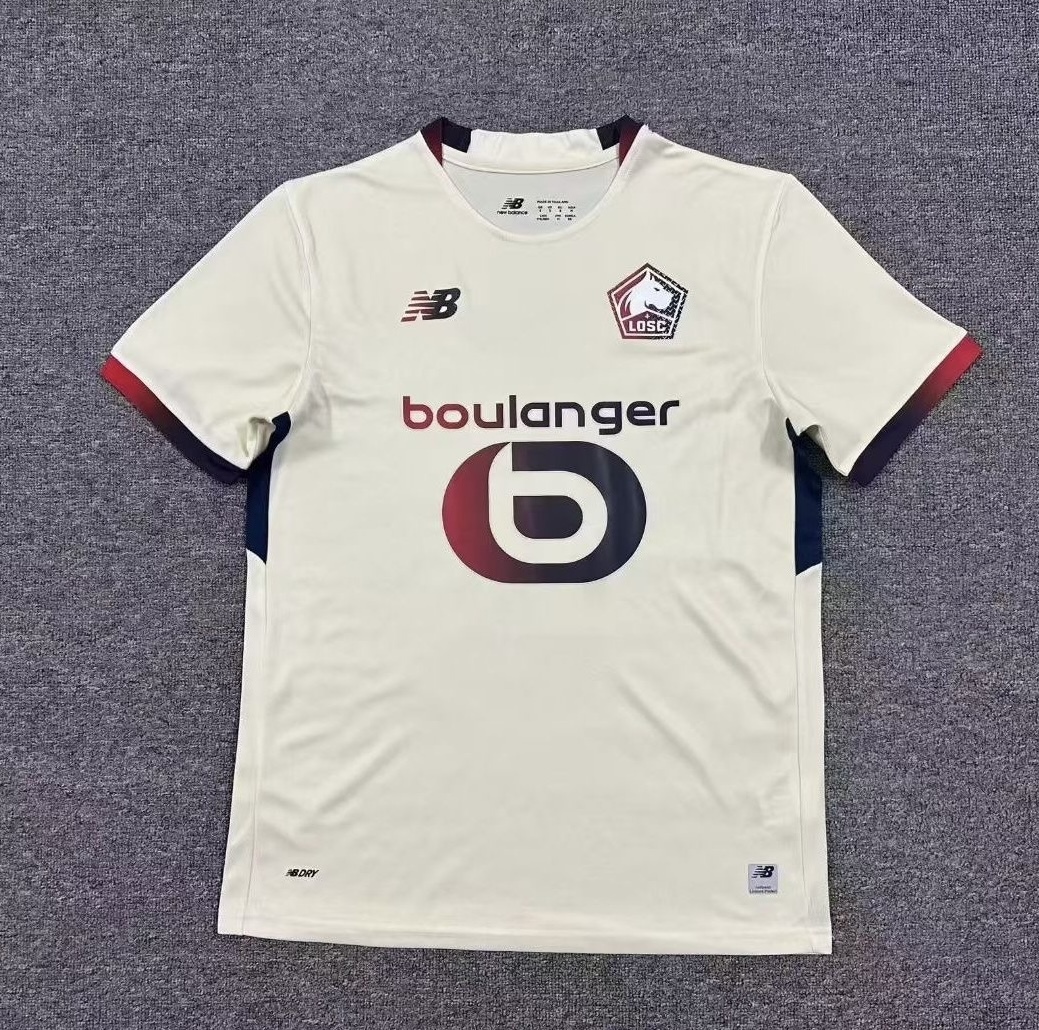 Lille OSC Soccer Jersey Away Custom Shirt 2025-26 - ujerseystore