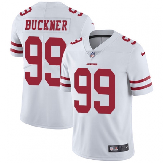 Youth Nike San Francisco 49ers #99 DeForest Buckner White Vapor Untouchable Limited Player NFL Jersey - Ujersey