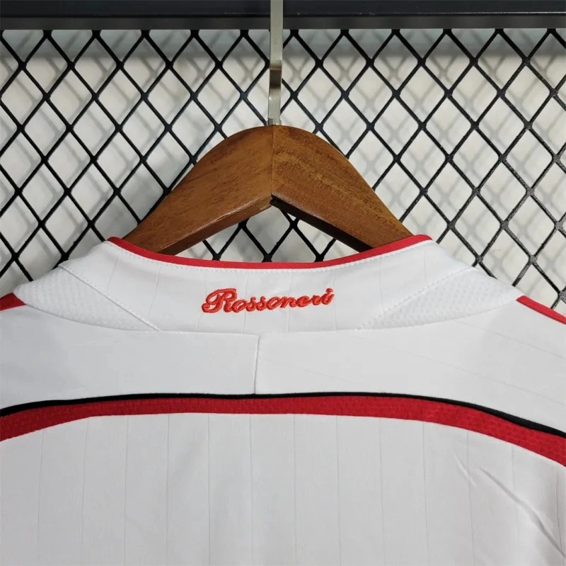 AC Milan Retro Soccer Jersey Away UCL Final Long Sleeve Custom Shirt 2006/07 - Ujersey Shop
