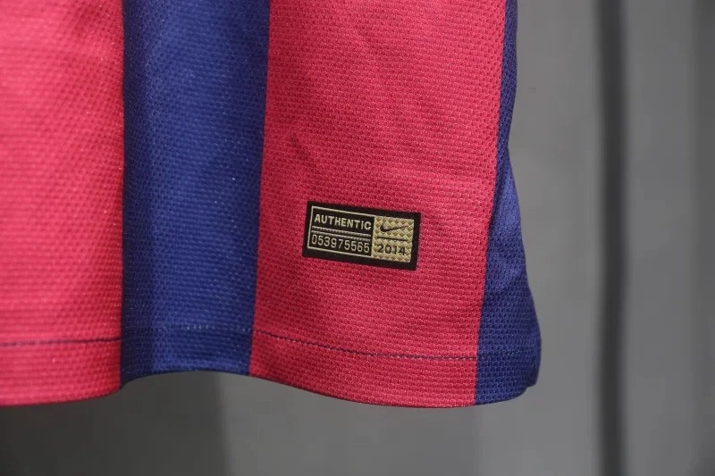 Barcelona Retro Jersey Home Soccer Shirt 2014-15
