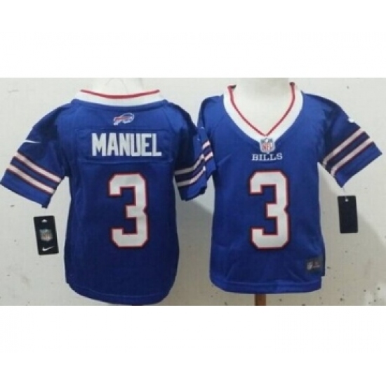 Nike Buffalo Bills #3 EJ Manuel 2013 Light Blue Toddlers Jersey