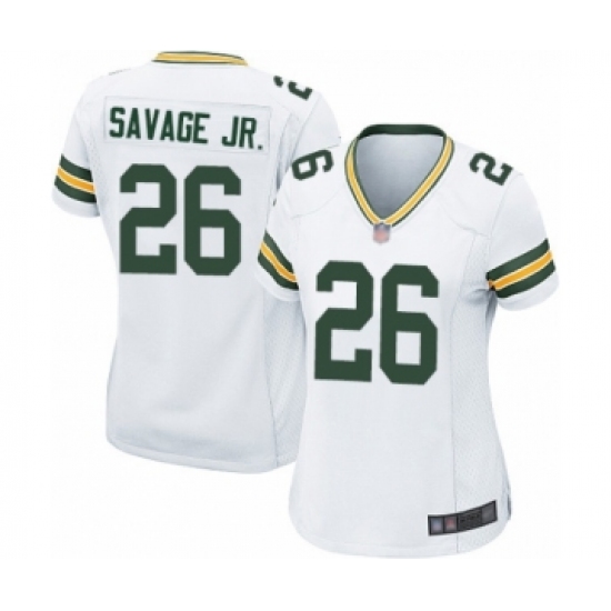 Women's Green Bay Packers #26 Darnell Savage Jr. Game White Football Jersey - Ujersey