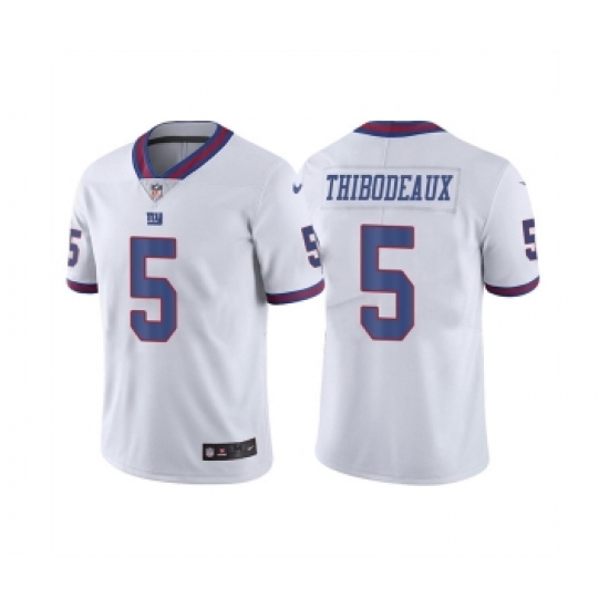 Men's New York Giants #5 Kayvon Thibodeaux White Vapor Untouchable Limited Stitched Jersey - Ujersey