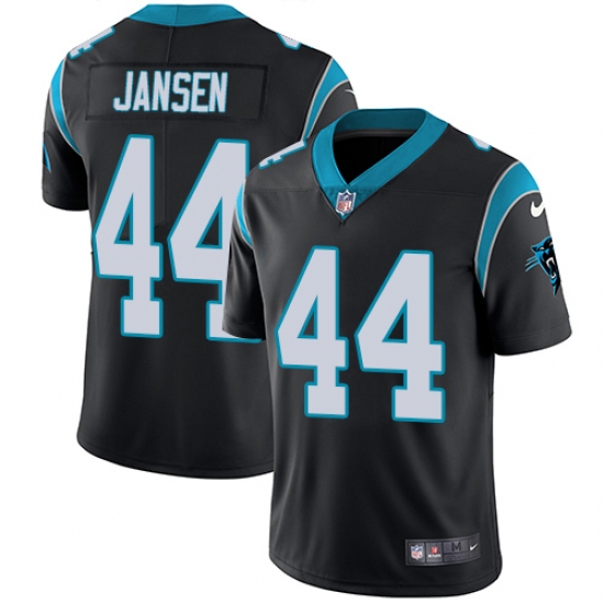 Men's Nike Carolina Panthers #44 J.J. Jansen Black Team Color Vapor Untouchable Limited Player NFL Jersey - Ujersey