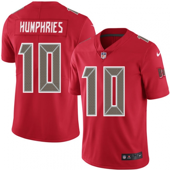 Men's Nike Tampa Bay Buccaneers #10 Adam Humphries Elite Red Rush Vapor Untouchable NFL Jersey - Ujersey