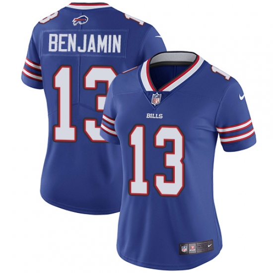 Women's Nike Buffalo Bills #13 Kelvin Benjamin Royal Blue Team Color Vapor Untouchable Elite Player NFL Jersey - Ujersey
