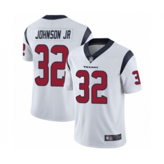 Men's Houston Texans #32 Lonnie Johnson White Vapor Untouchable Limited Player Football Jersey - Ujersey