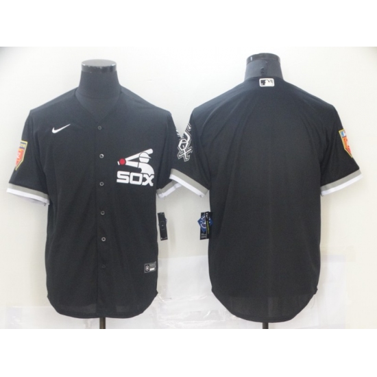 Men's Nike Chicago White Sox Blank Black Authentic Jersey - Ujersey