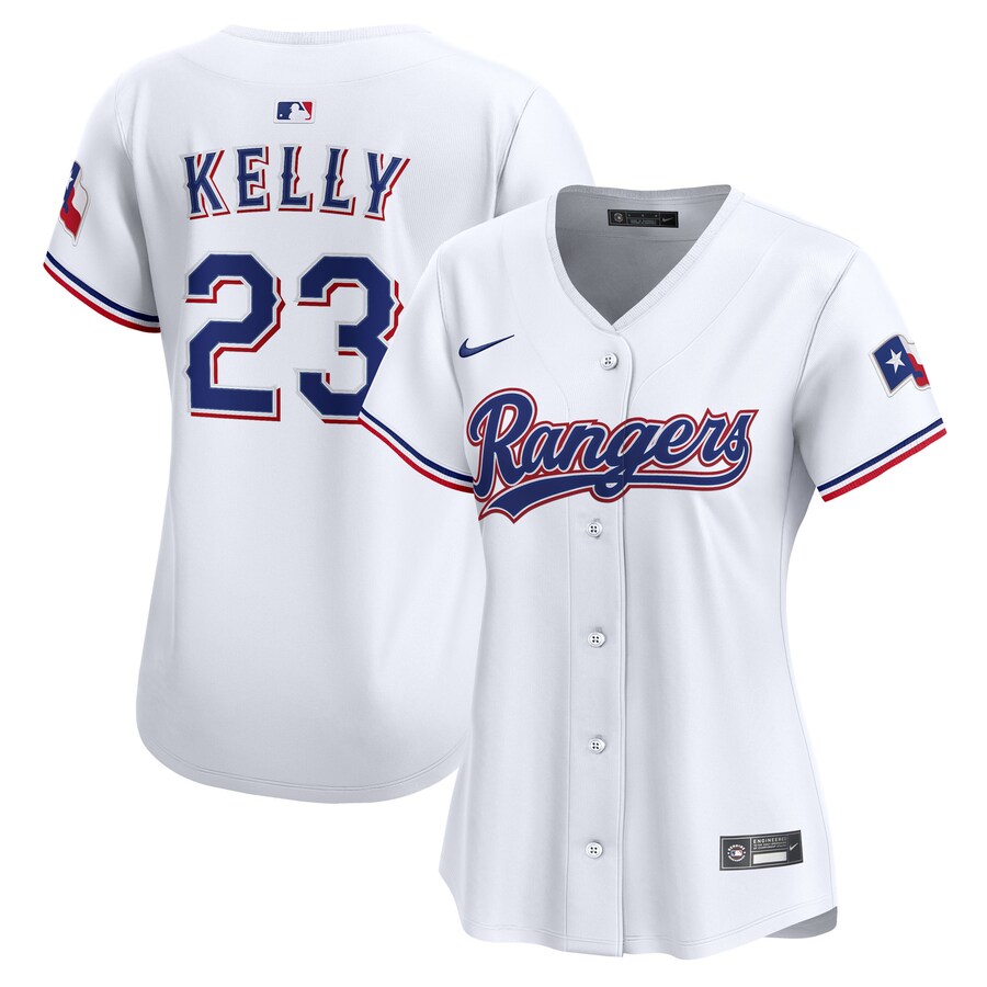 Women's Texas Rangers Merrill Kelly Nike White Home Limited Player Jersey - Ujersey