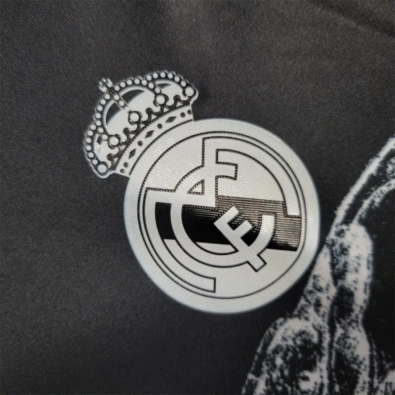 Real Madrid Retro Jersey Third Away Custom Long Sleeve Soccer Shirt 2014/15 - Ujersey