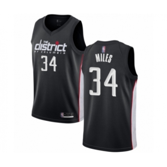 Youth Washington Wizards #34 C.J. Miles Swingman Black Basketball Jersey - City Edition - Ujersey