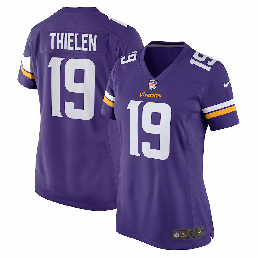 Women's Minnesota Vikings Adam Thielen Nike Purple Game Jersey - Ujersey