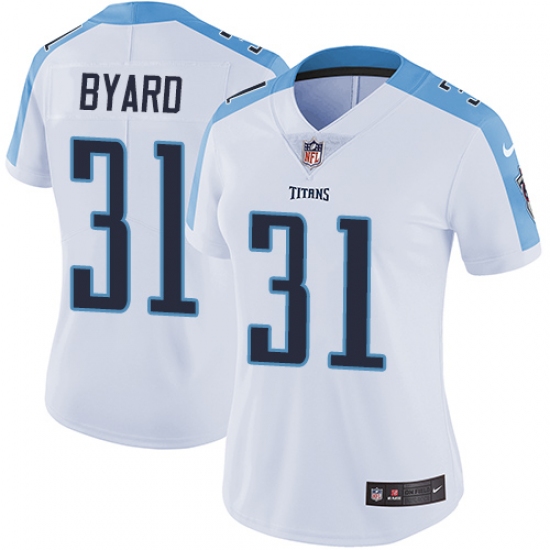 Women's Nike Tennessee Titans #31 Kevin Byard Elite White NFL Jersey - Ujersey