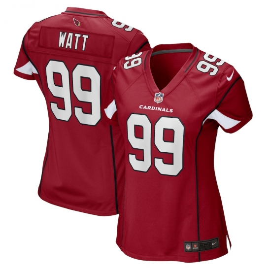 Women's Arizona Cardinals #99 J.J. Watt Nike Red Cardinal Player Jersey - Ujersey