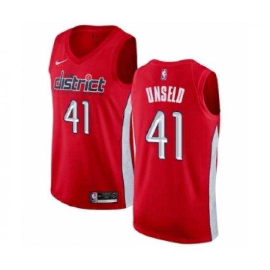 Women's Nike Washington Wizards #41 Wes Unseld Red Swingman Jersey - Earned Edition - Ujersey