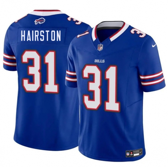 Men's Buffalo Bills #31 Maxwell Hairston Blue 2025 Draft F.U.S.E. Vapor Untouchable Limited Football Stitched Jersey - Ujersey