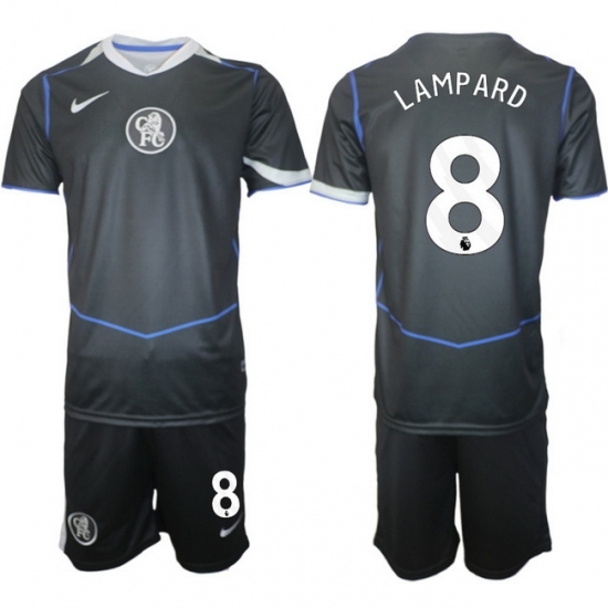 Men Chelsea 2026 Soccer Jerseys DarkGrey #8 LAMPARD