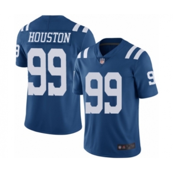 Youth Indianapolis Colts #99 Justin Houston Limited Royal Blue Rush Vapor Untouchable Football Jersey - Ujersey
