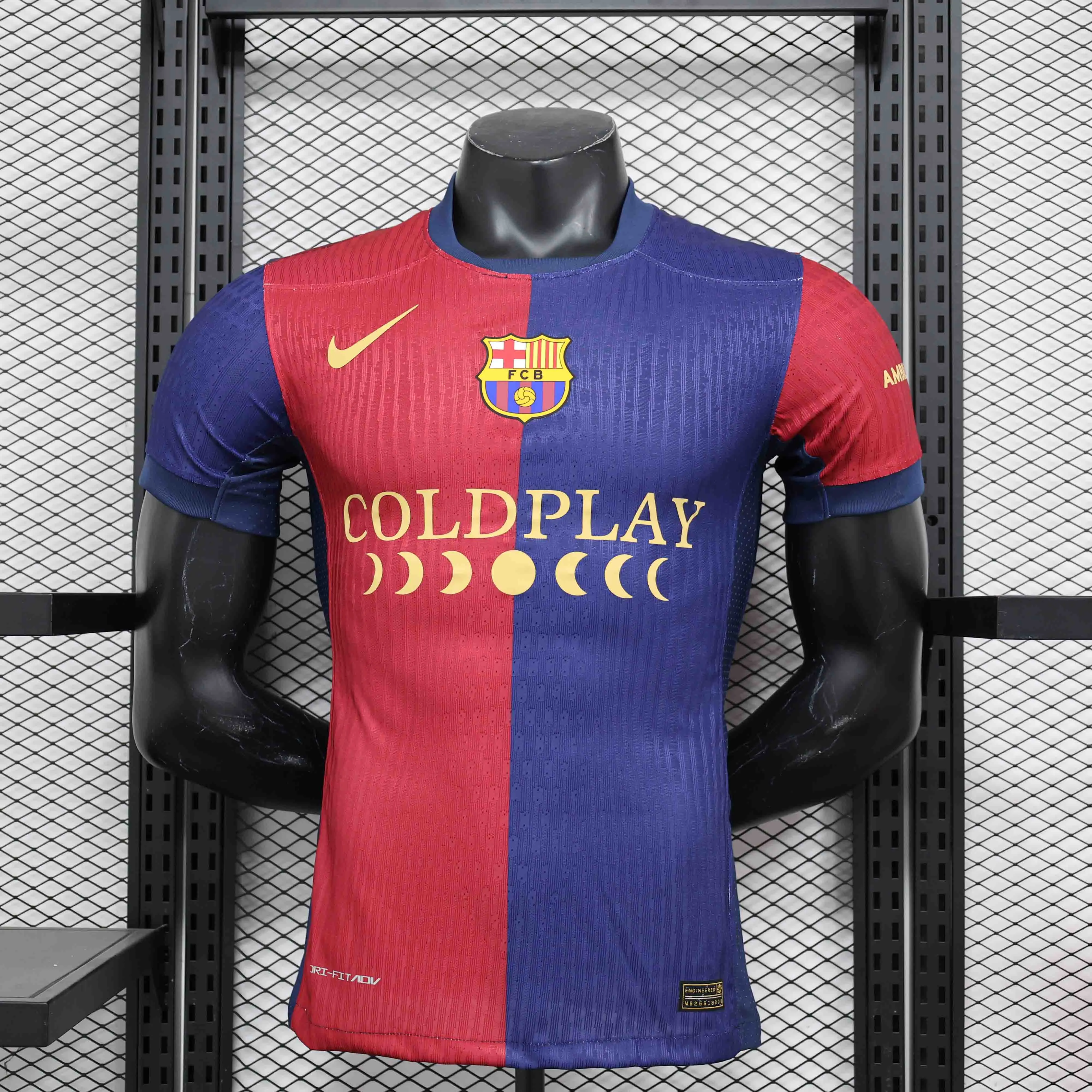 Soccer Jersey Barcelona Home x Coldplay Shirt 2024/25 - Ujersey NHL